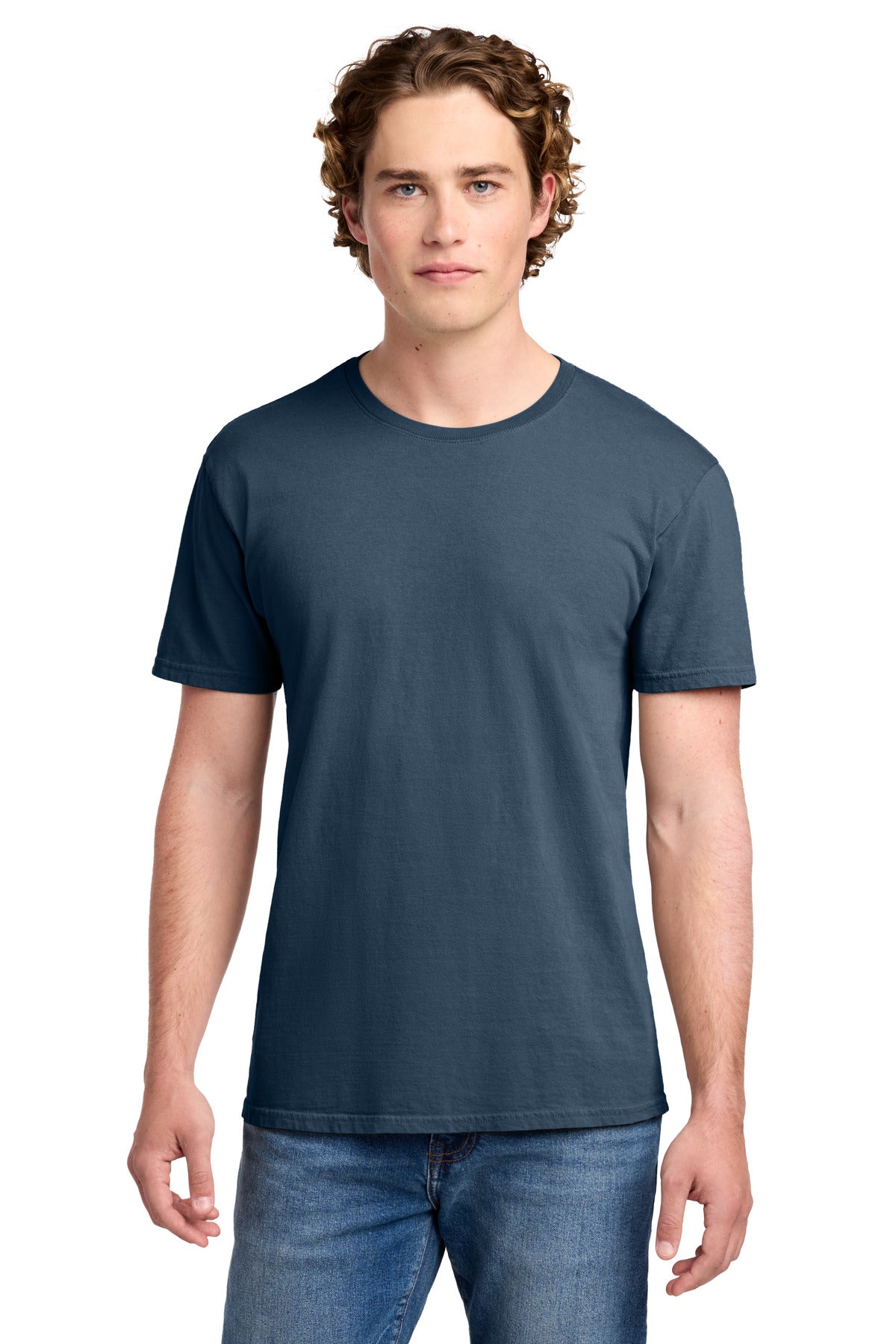 Port & Company Beach Wash Garment-Dyed Tee (SAN-PC099) - Denim Blue