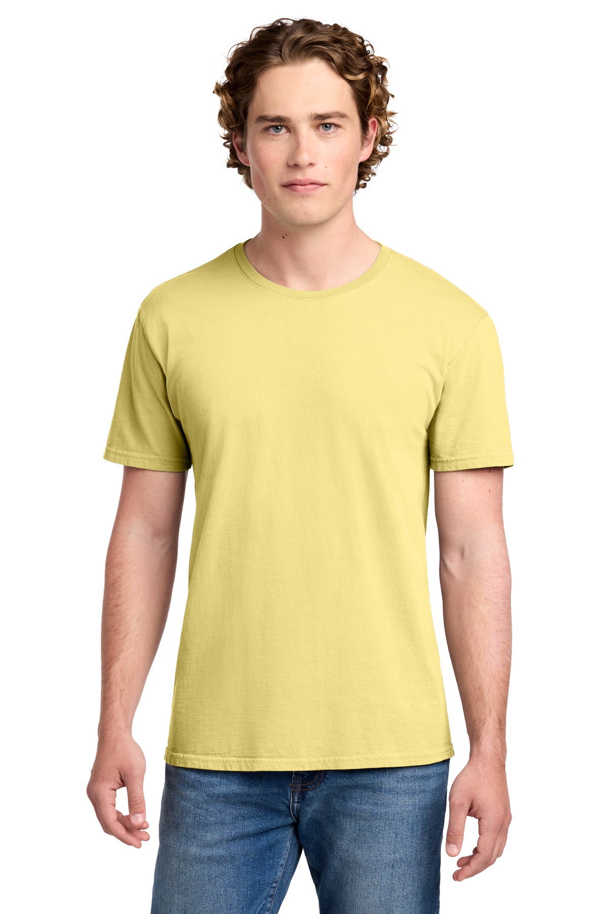 Port & Company Beach Wash Garment-Dyed Tee (SAN-PC099) - Popcorn
