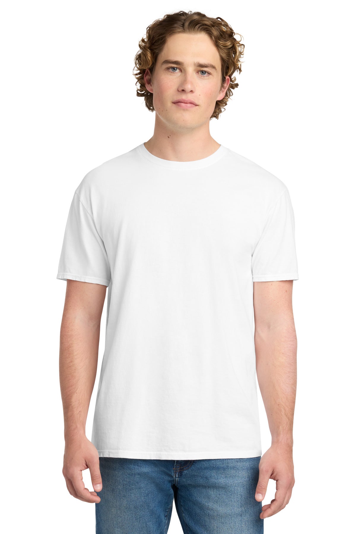 Port & Company Beach Wash Garment-Dyed Tee (SAN-PC099) - White