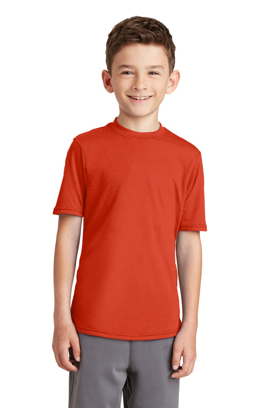 Port & Co Youth Performance Blend Tee (SAN-PC381Y) - Orange