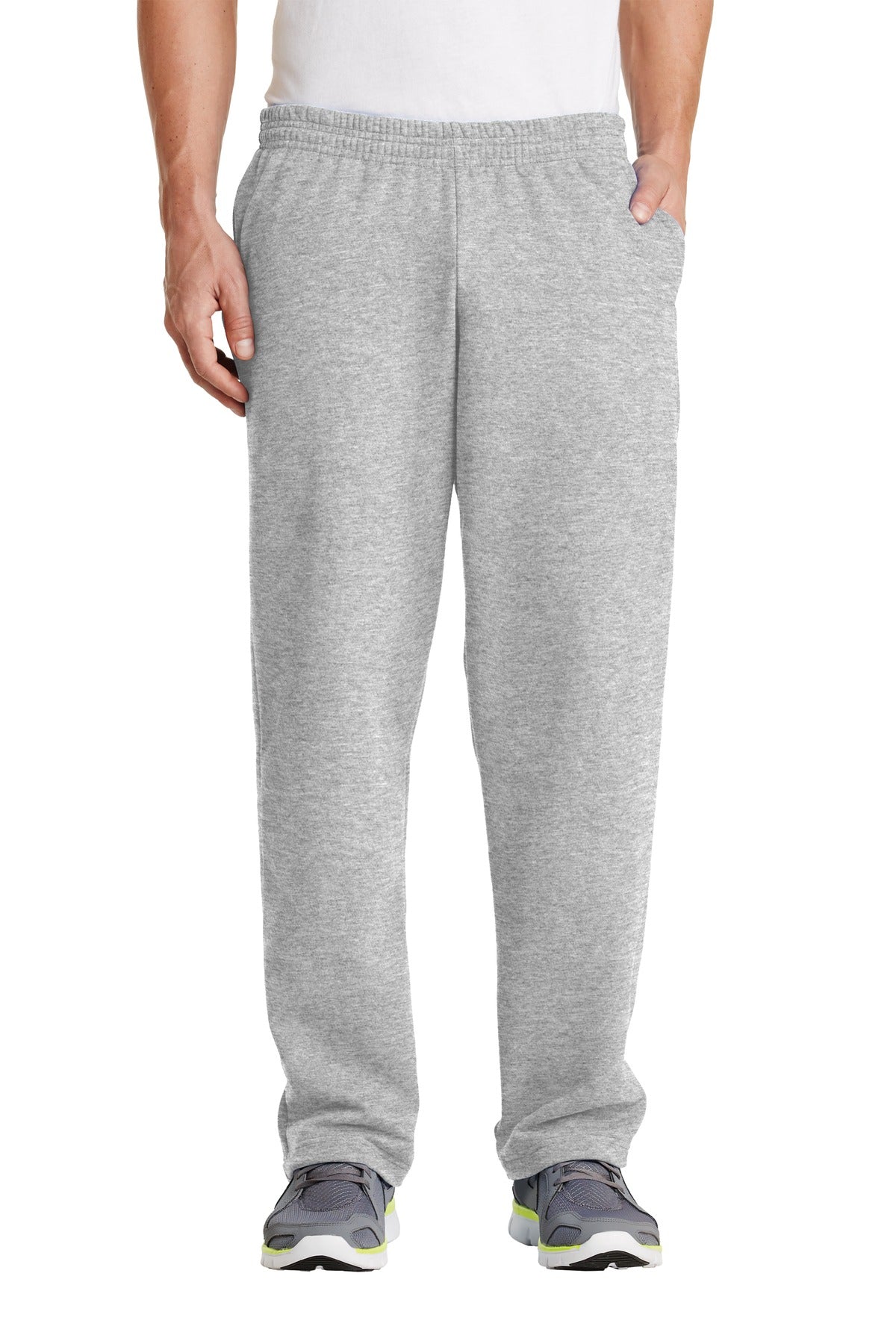 Port & Company Core Fleece Sweatpant with Pockets (SAN-PC78P) - Ash