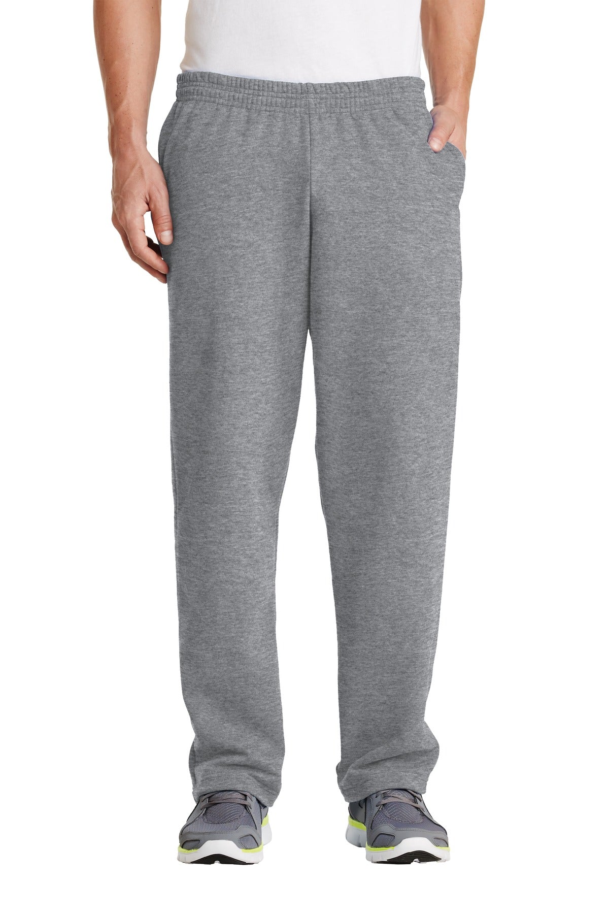Port & Company Core Fleece Sweatpant with Pockets (SAN-PC78P) - Athletic Heather