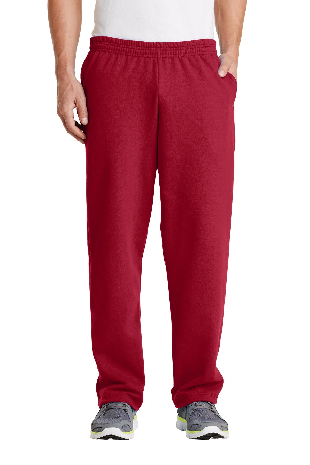 Port & Company Core Fleece Sweatpant with Pockets (SAN-PC78P) - Red