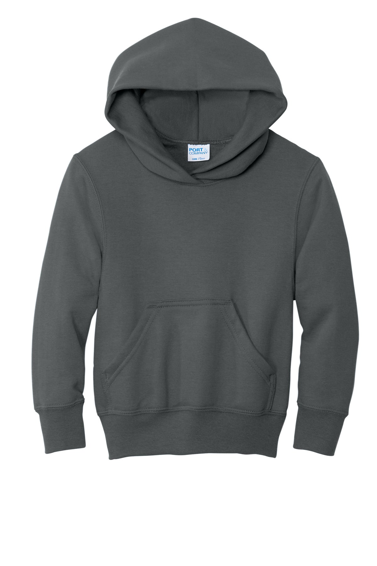 Port & Company Youth Core Fleece Pullover Hoodie (SAN-PC78YH) - Charcoal