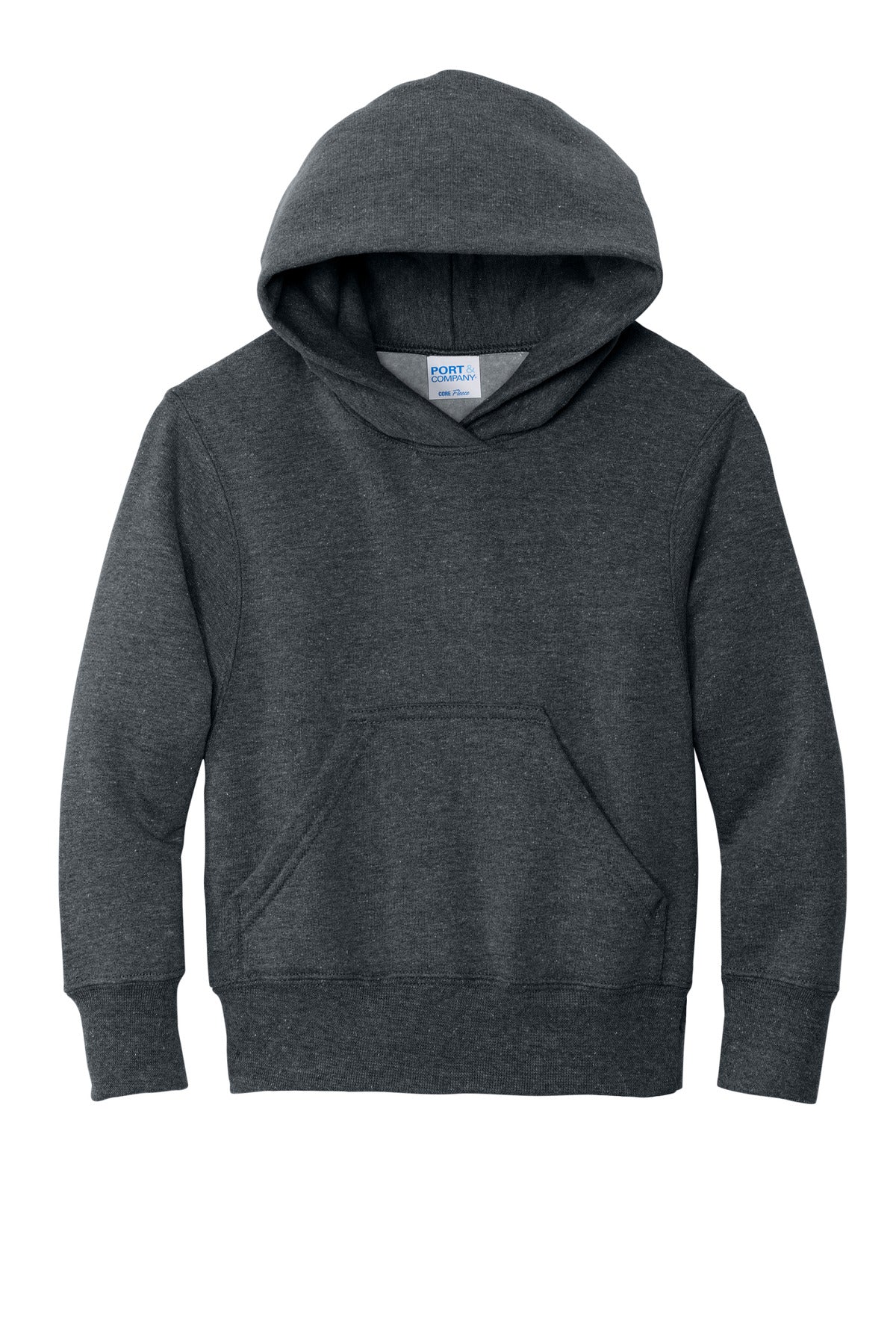 Port & Company Youth Core Fleece Pullover Hoodie (SAN-PC78YH) - Dark Heather Grey
