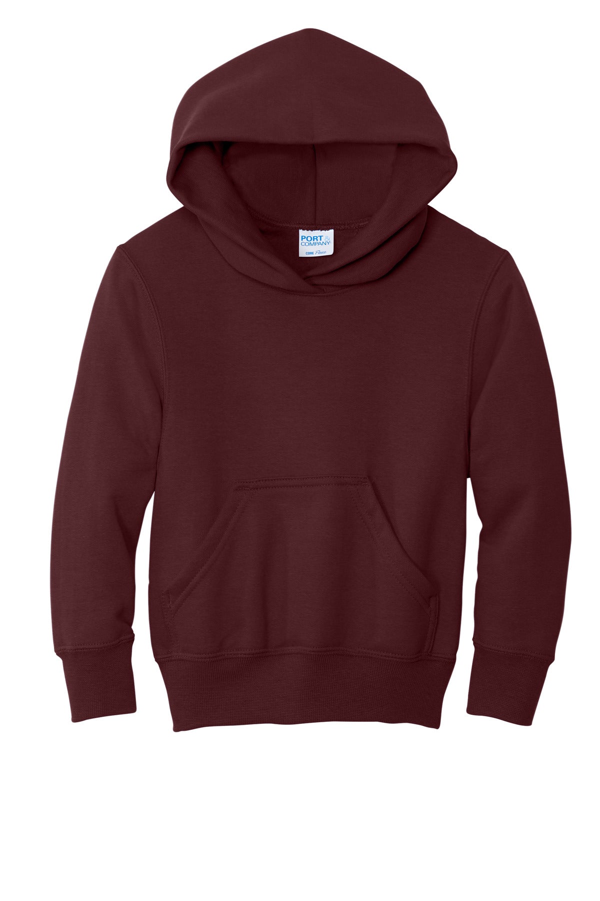 Port & Company Youth Core Fleece Pullover Hoodie (SAN-PC78YH) - Maroon