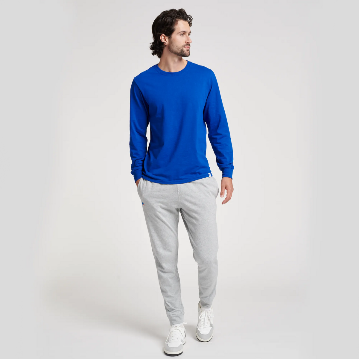 Russell Athletic Dri-Power CVC LS Perf T (OS-64LTTM) - Oxford