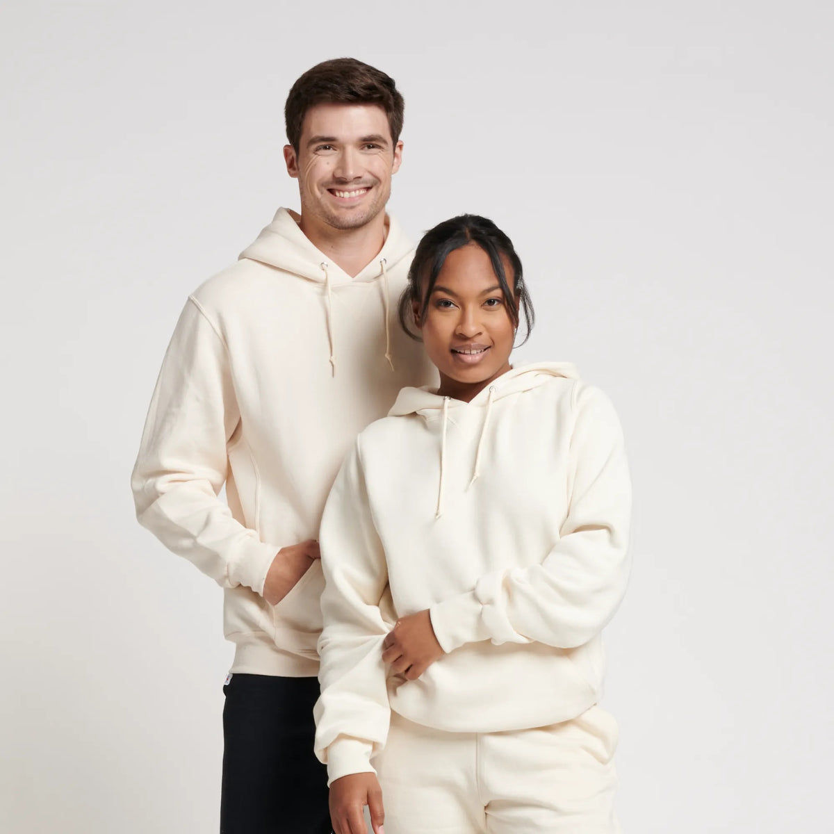 Russell Athletic Dri-Power Hoodie (OS-695HBM) - Vintage White