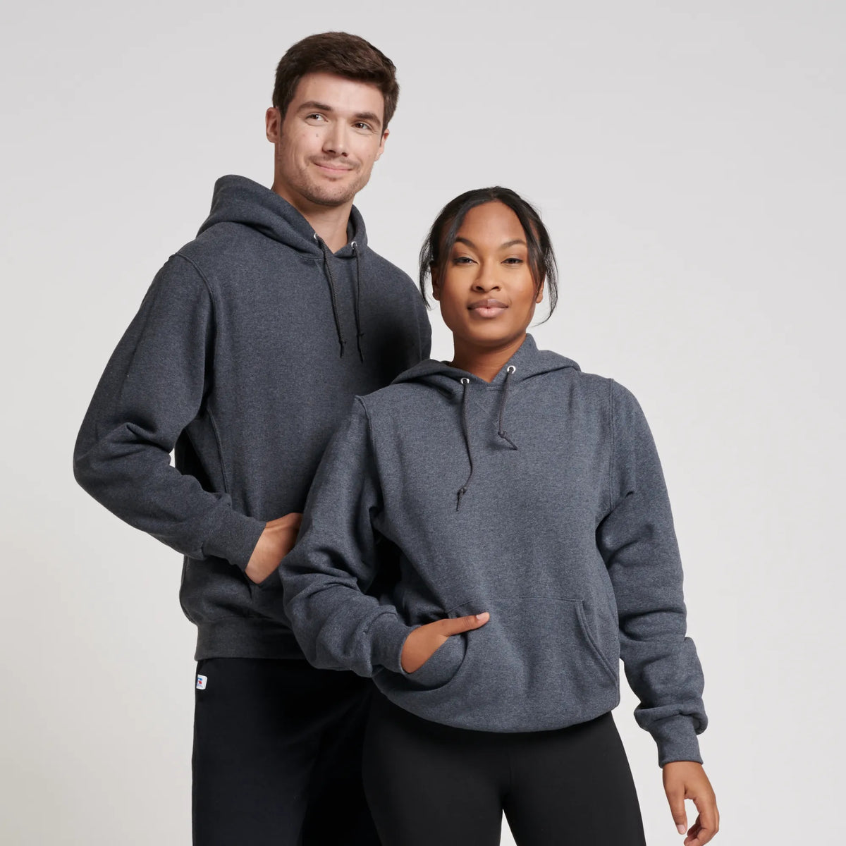 Russell Athletic Dri-Power Hoodie (OS-695HBM) - Black Heather