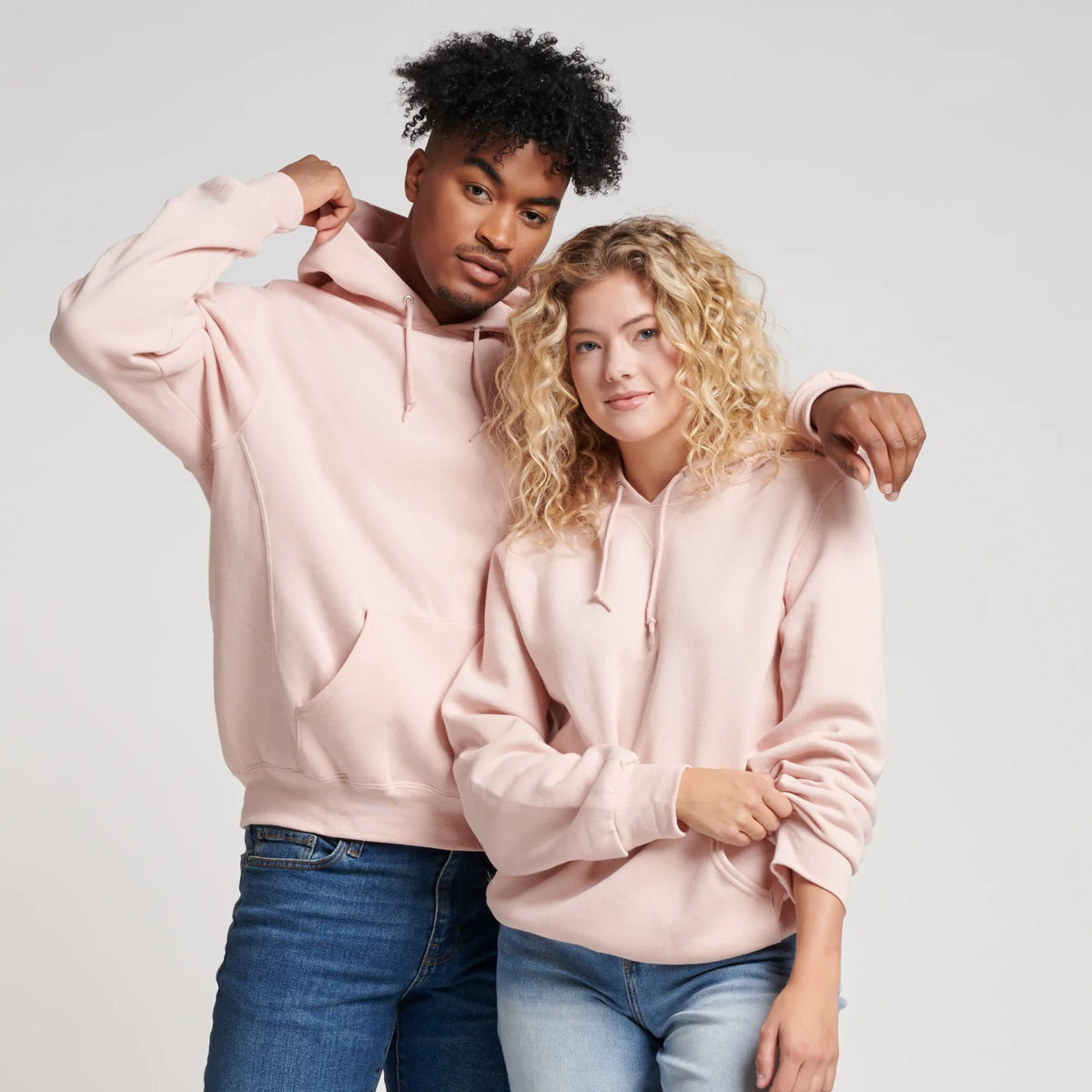 Russell Athletic Dri-Power Hoodie (OS-695HBM) - Blush Pink