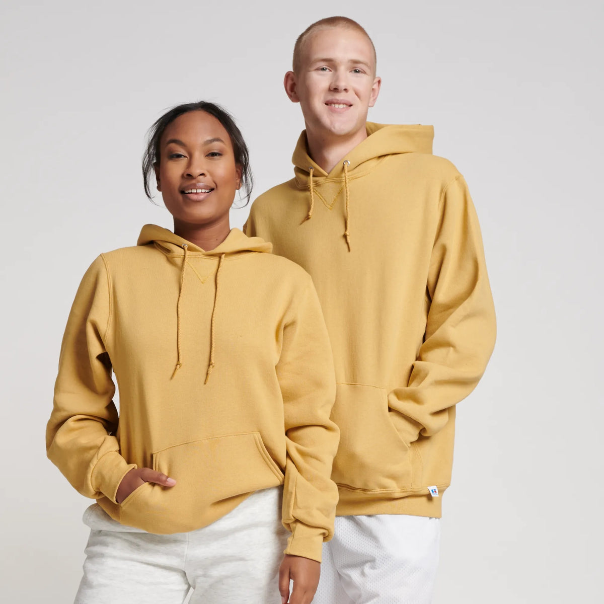 Russell Athletic Dri-Power Hoodie (OS-695HBM) - Almond