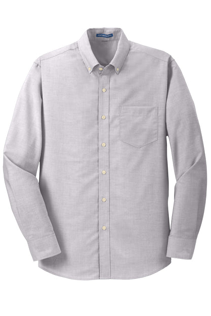 Port Authority SuperPro Oxford Shirt (SAN-S658) - Gusty Grey
