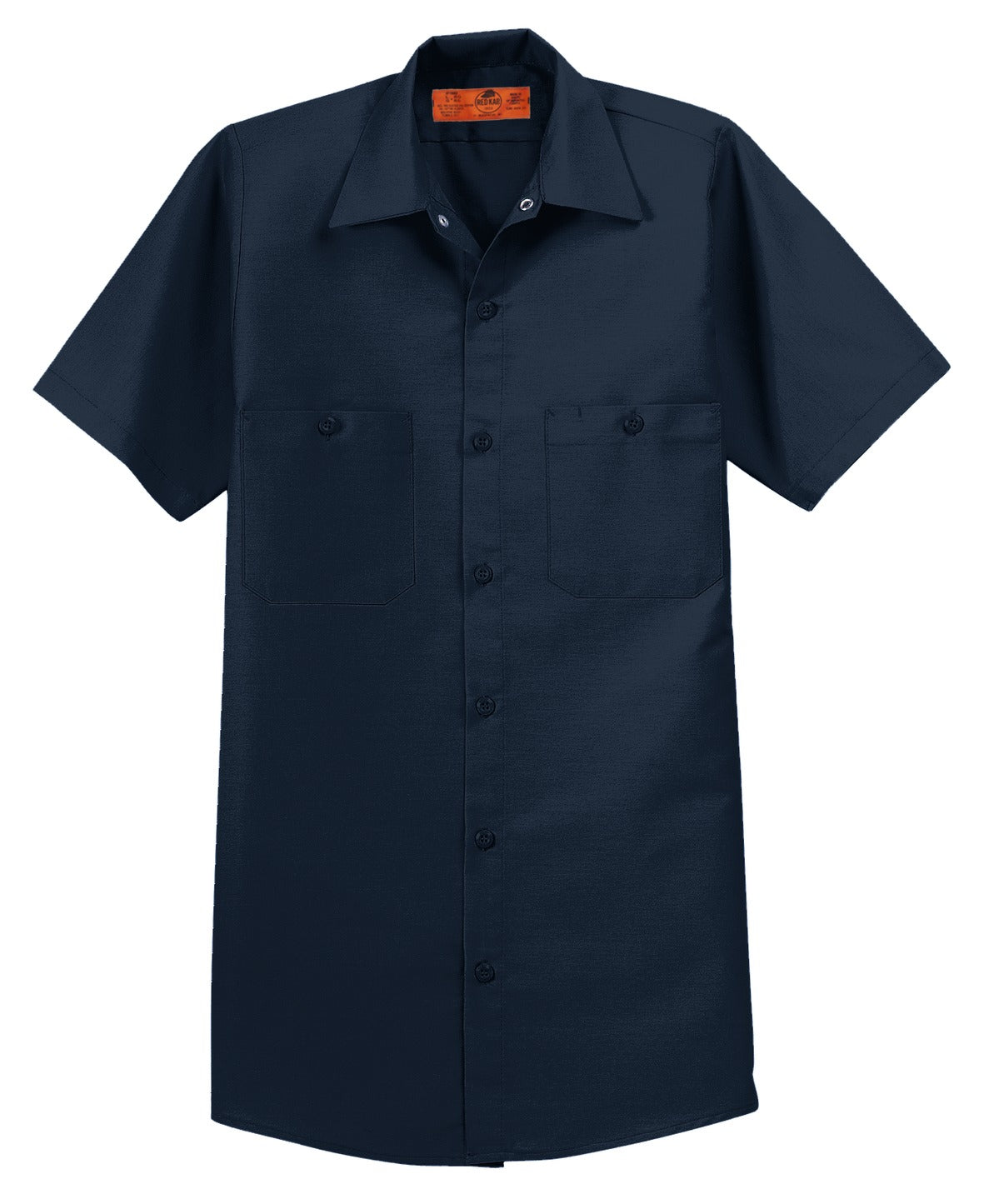 Red Kap Short Sleeve Industrial Work Shirt (SAN-SP24) - Navy
