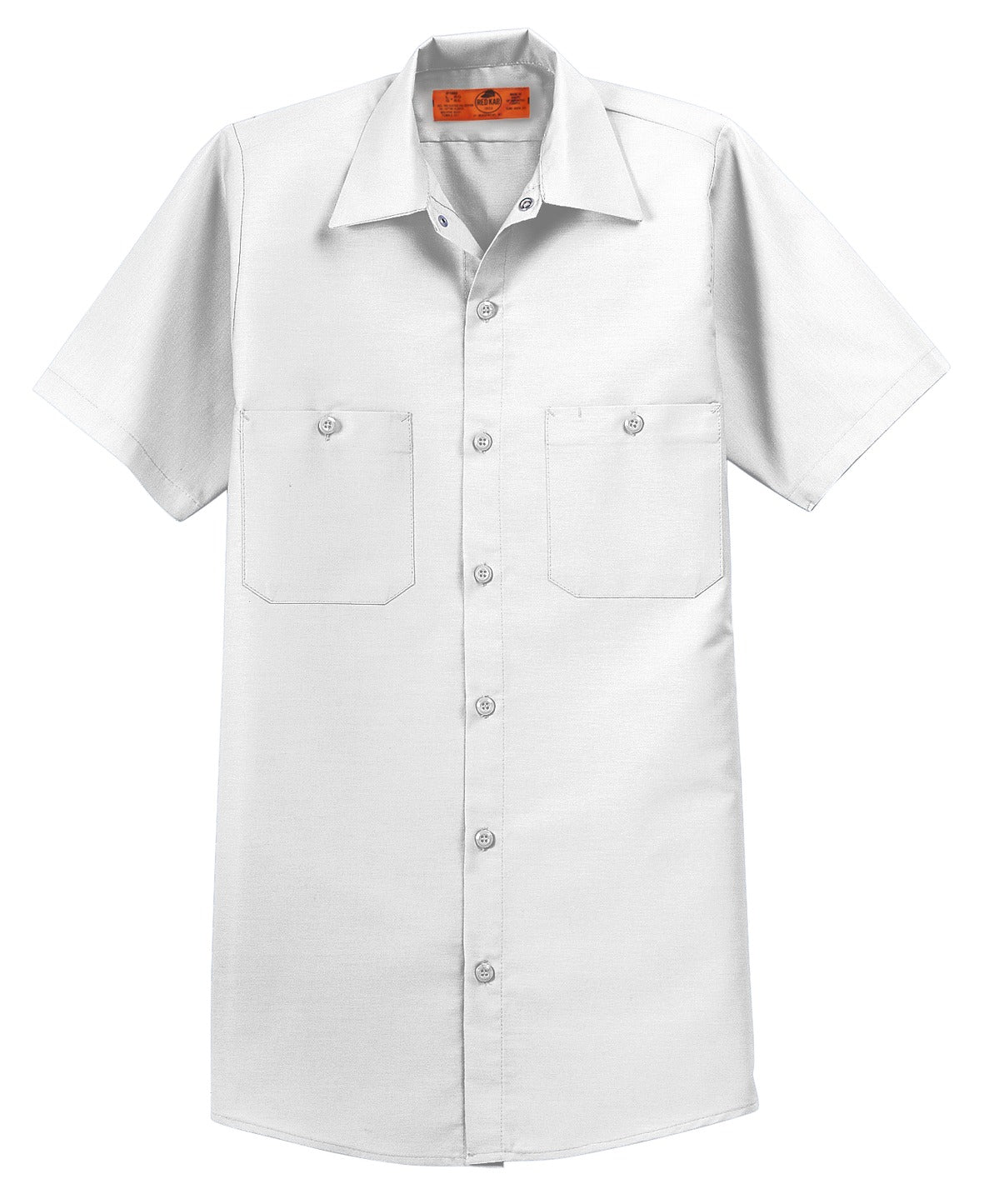 Red Kap Short Sleeve Industrial Work Shirt (SAN-SP24) - White