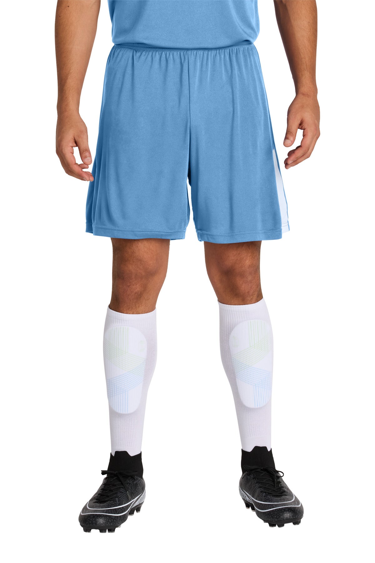 Sport-Tek Competitor United 7' Short (SAN-ST103) - Carolina Blue/ White