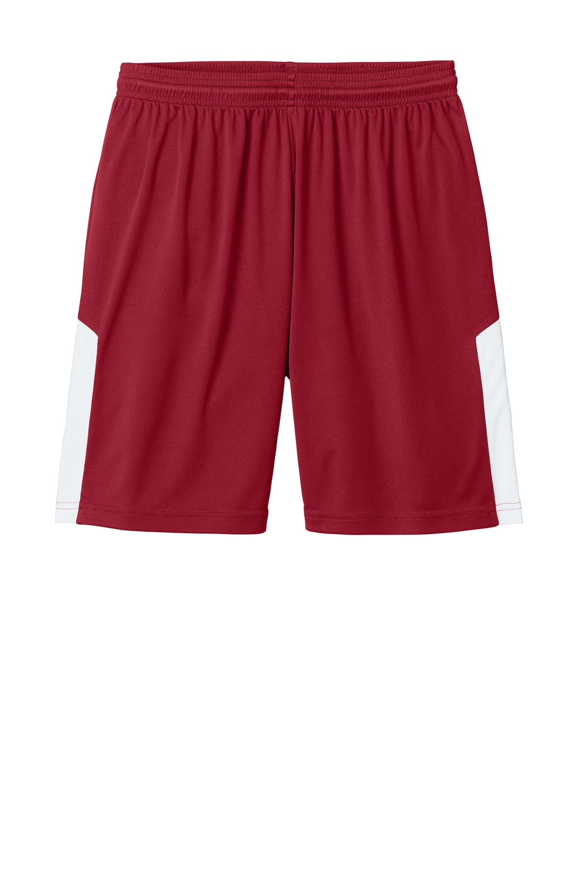 Sport-Tek Competitor United 7' Short (SAN-ST103) - Deep Red/ White