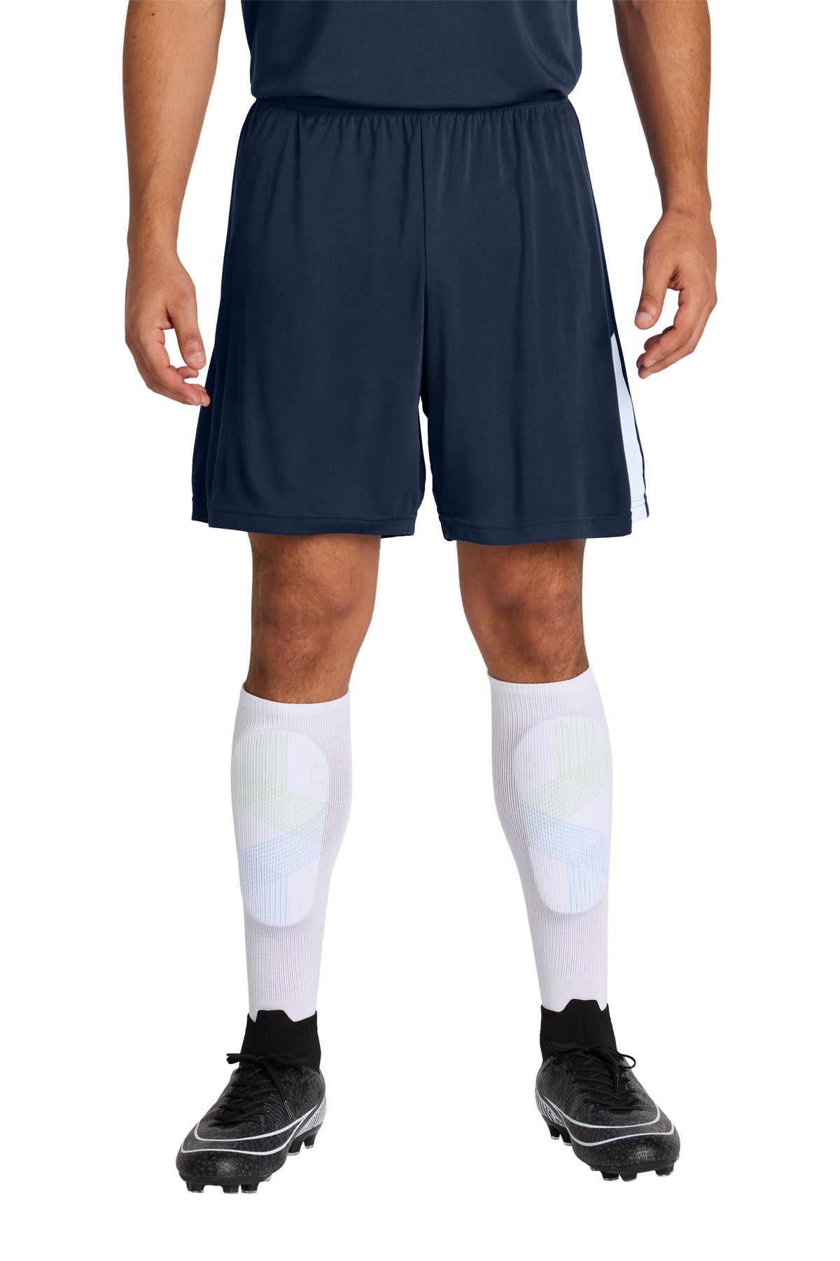 Sport-Tek Competitor United 7' Short (SAN-ST103) - True Navy/ White