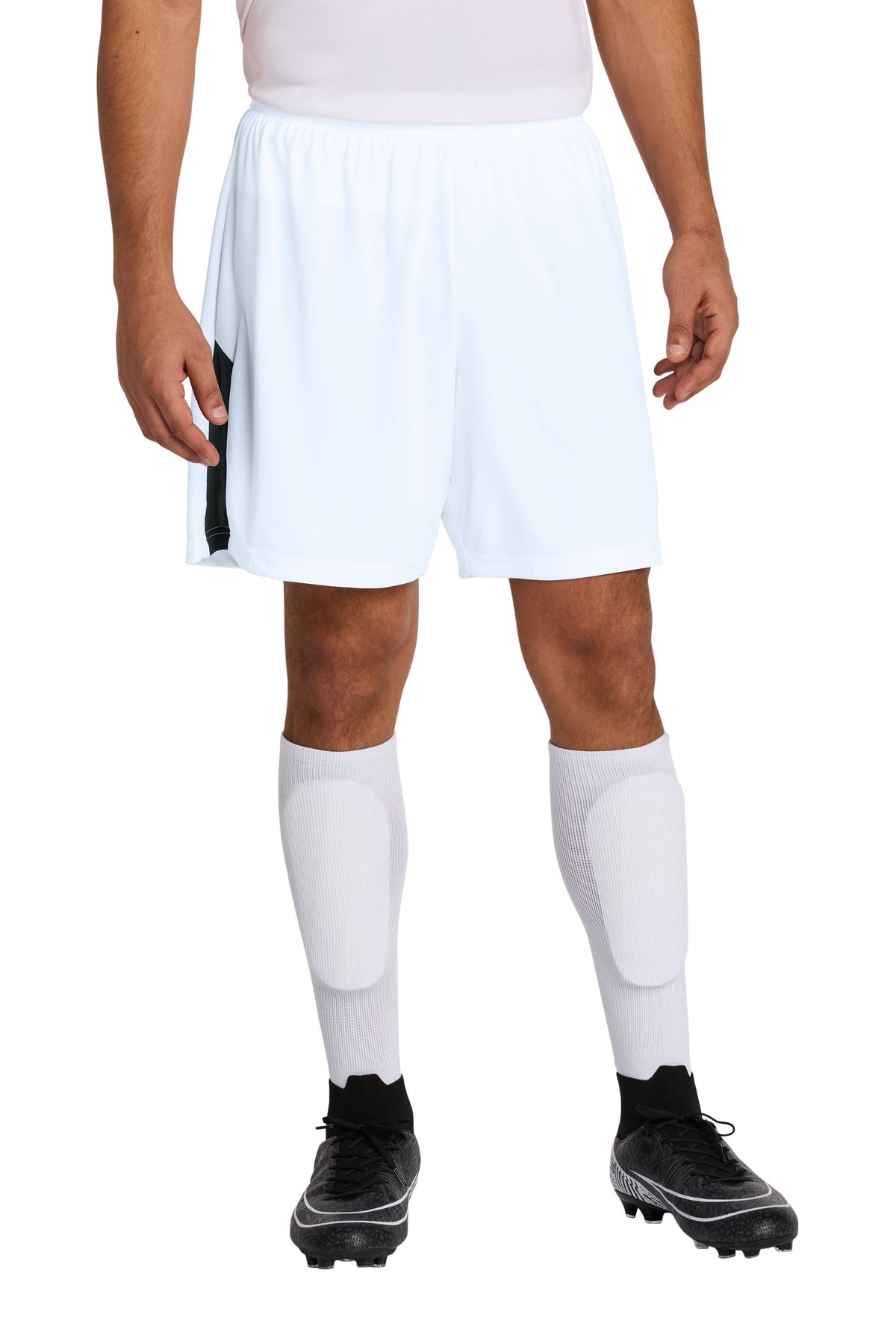 Sport-Tek Competitor United 7' Short (SAN-ST103) - White/ Black