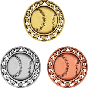 Stock Star Sports Medals: Baseball (HP-STAR101)