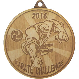 Wood Medals: 3" W X 3" H (WDMED5)