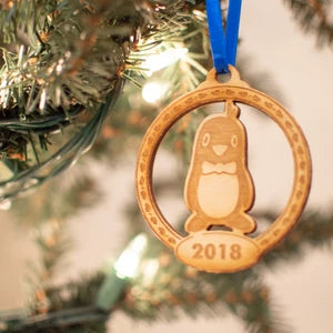 Wood Ornaments: 3" W X 3" H (HP-WDORN3)